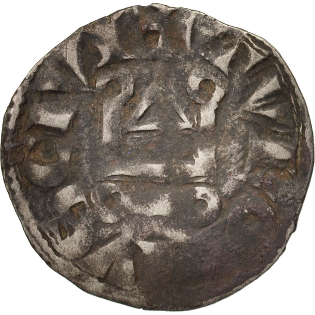 France, Louis VIII, Denier Tournois, TB, Billon, Duplessy:193