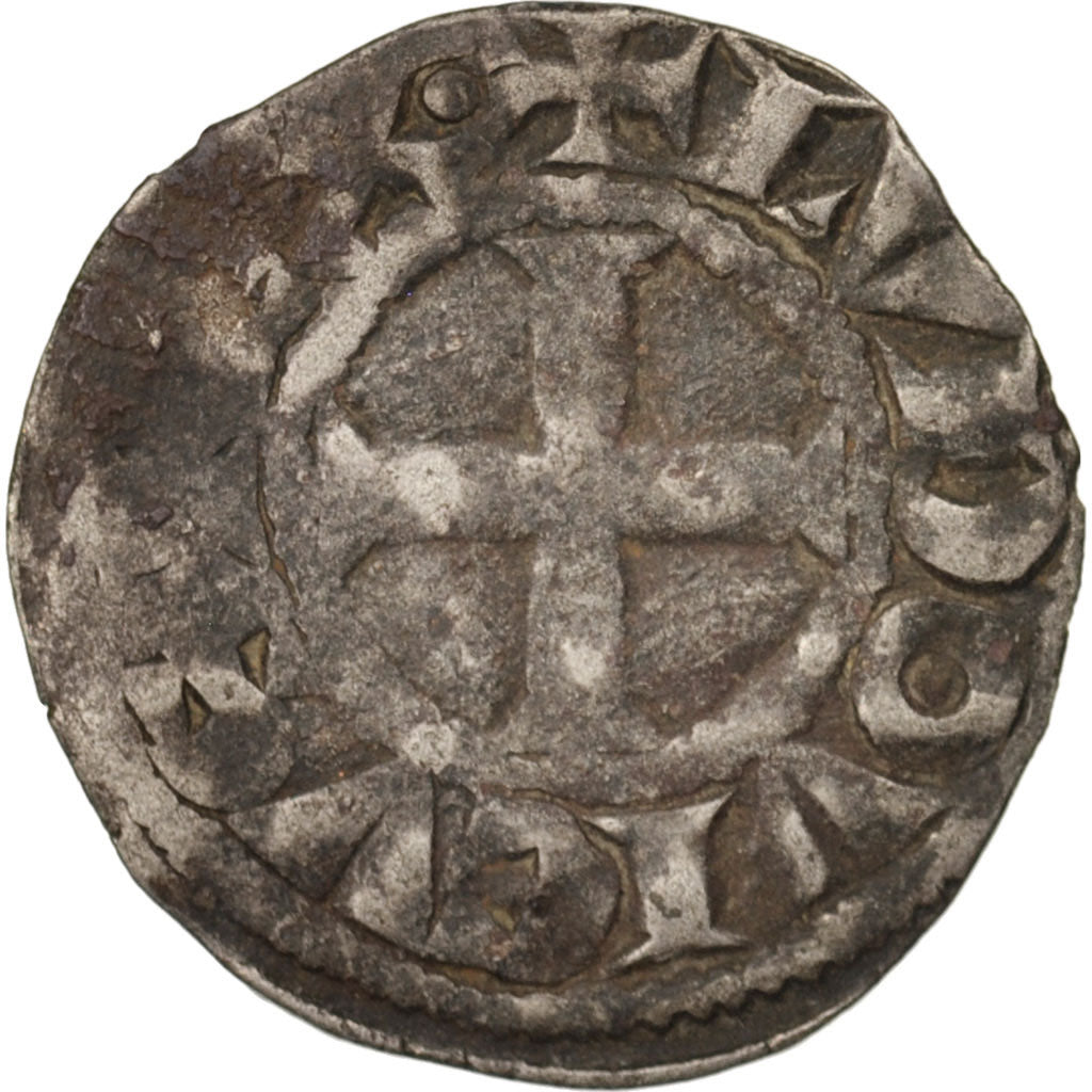 France, Louis VIII, Denier Tournois, TB, Billon, Duplessy:193