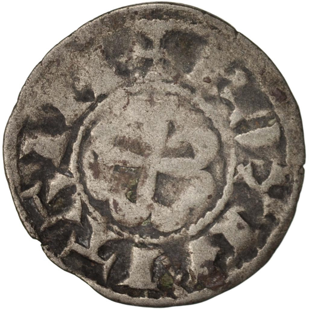 Moneta, Francia, Bretagne, Anonymous, Denarius, Rennes, MB, Argento, Boudeau:29