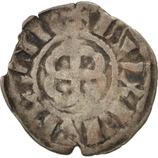 France, Bretagne, Anonymous, Denarius, Rennes, VF(20-25), Silver, Boudeau:29