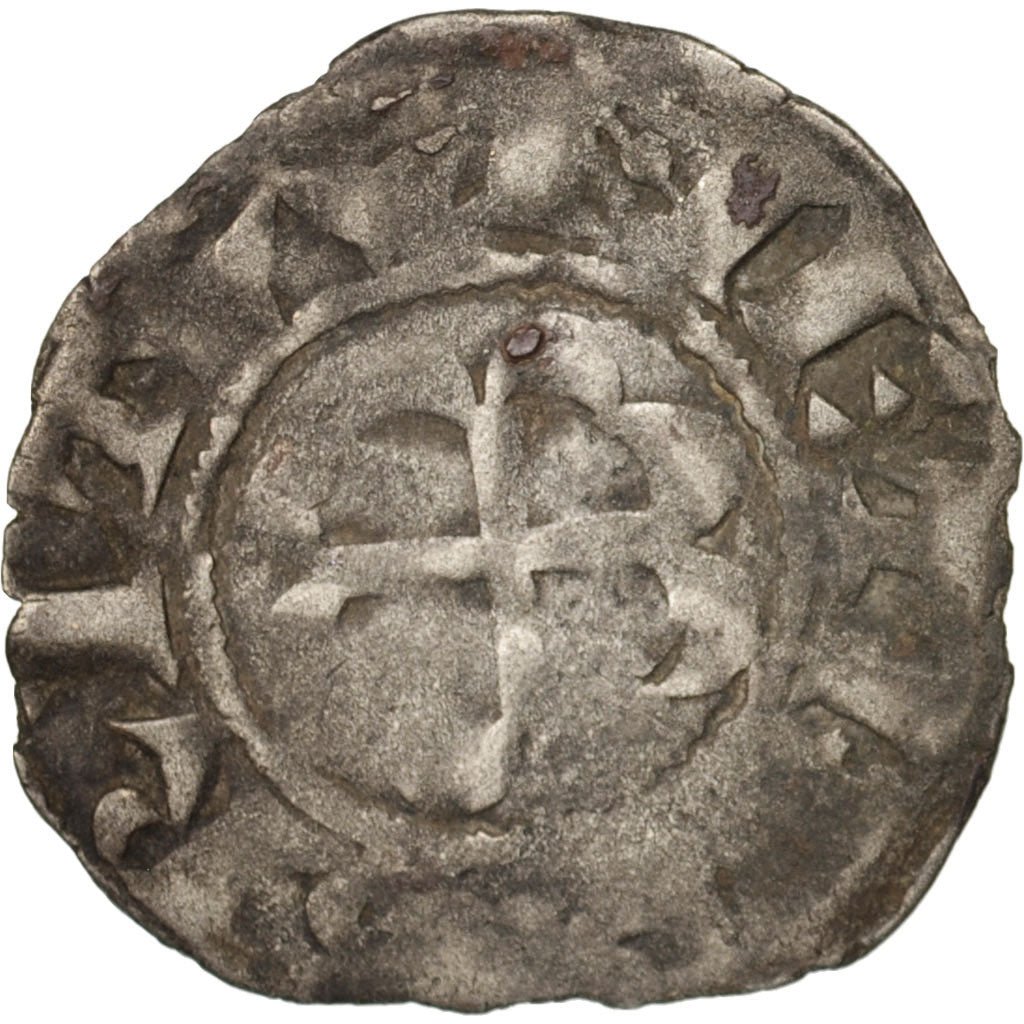 Coin, France, Bretagne, Anonymous, Denarius, Rennes, F(12-15), Silver