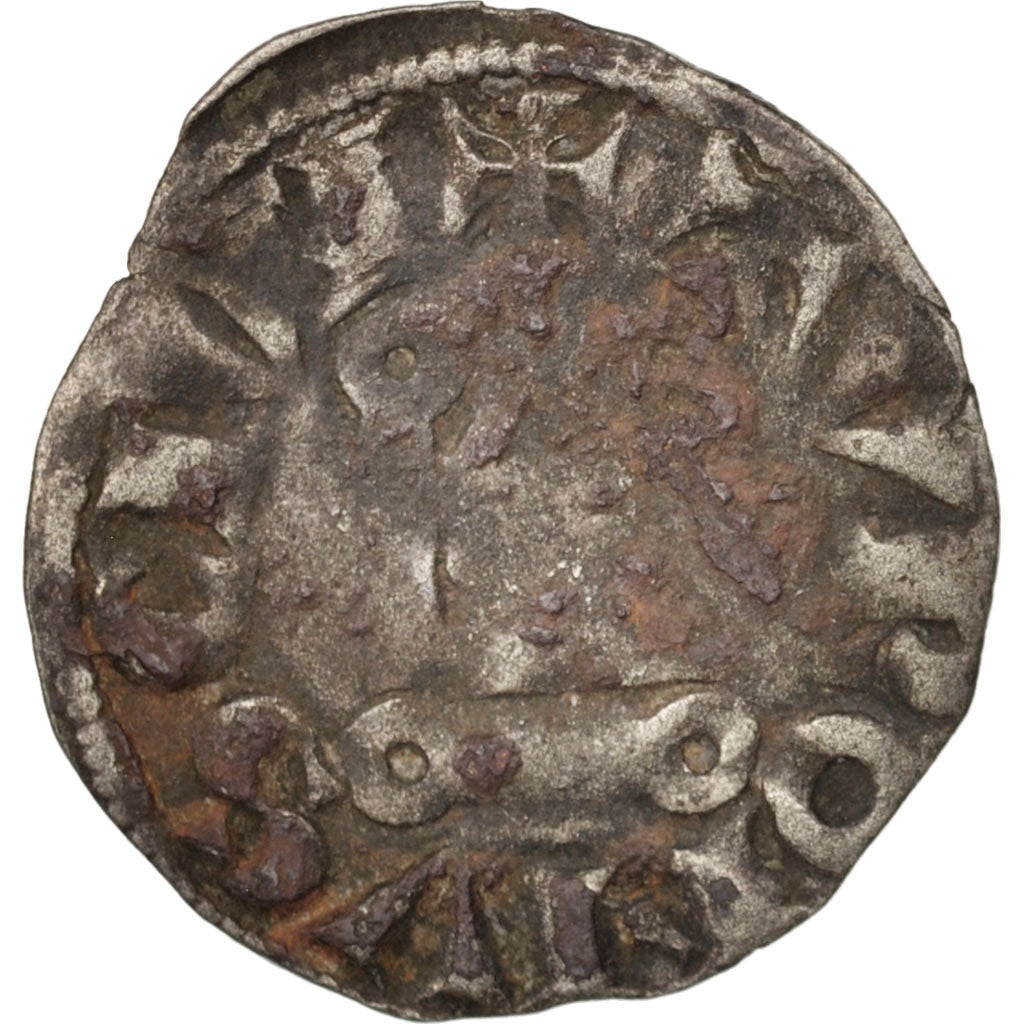 France, Louis VIII, Denier Tournois, F(12-15), Billon, Duplessy:193