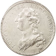 France, Token, The Boats, Académie de Marine, 1778, AU(50-53), Silver