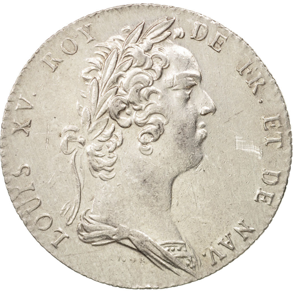 Francia, Token, Royal, Académie Française, Louis XV, Duvivier, BB+, Argento