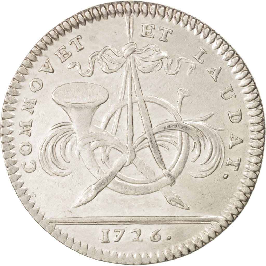 France, Token, Royal, Église de Paris, Les marguillllers de St Eustache, 1726