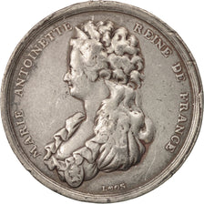 Francia, Token, Royal, Marie-Antoinette, Mort de la Reine par Loos, 1793, Loos