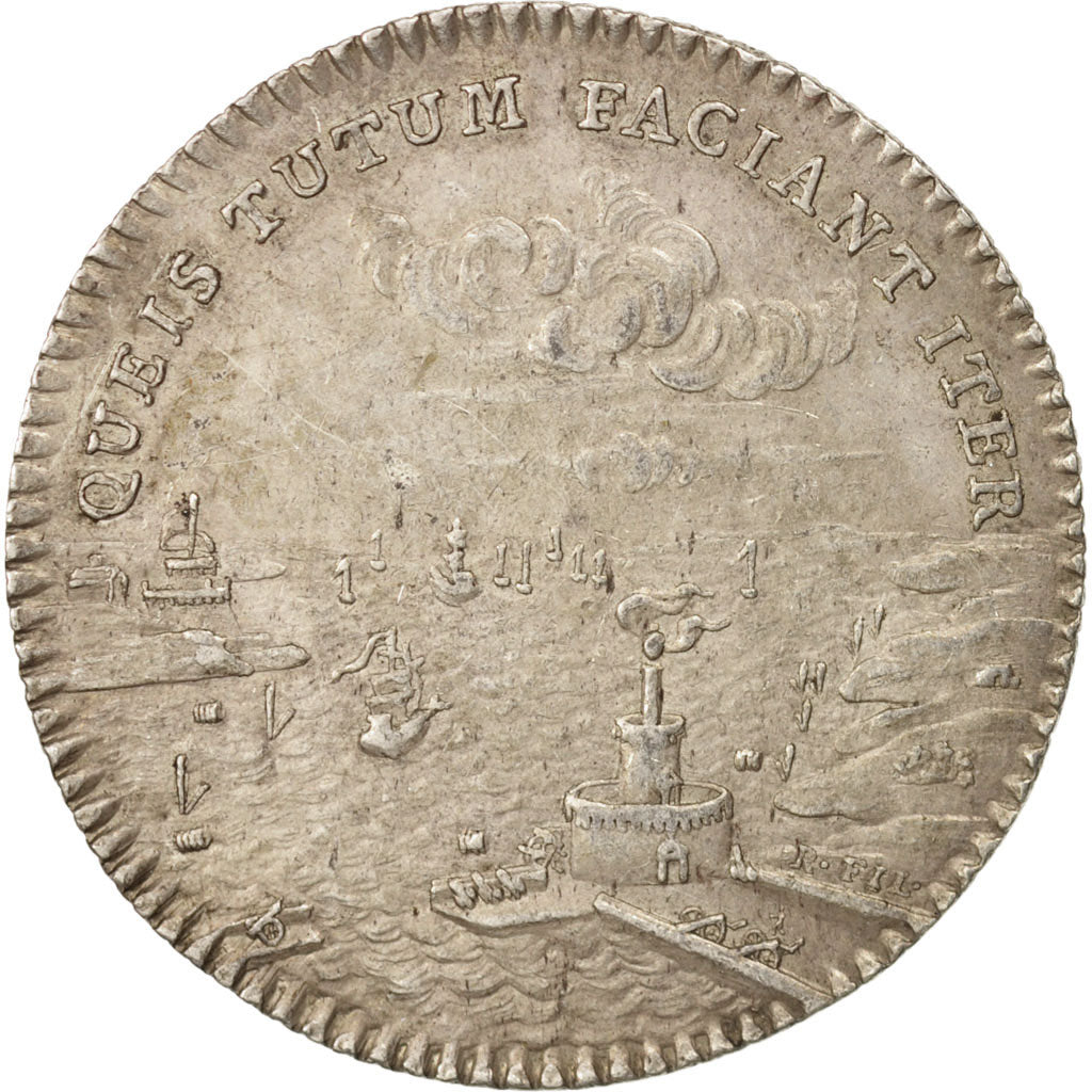 France, Token, Trades, Chambre du commerce de Picardie, Louis XV, 1761