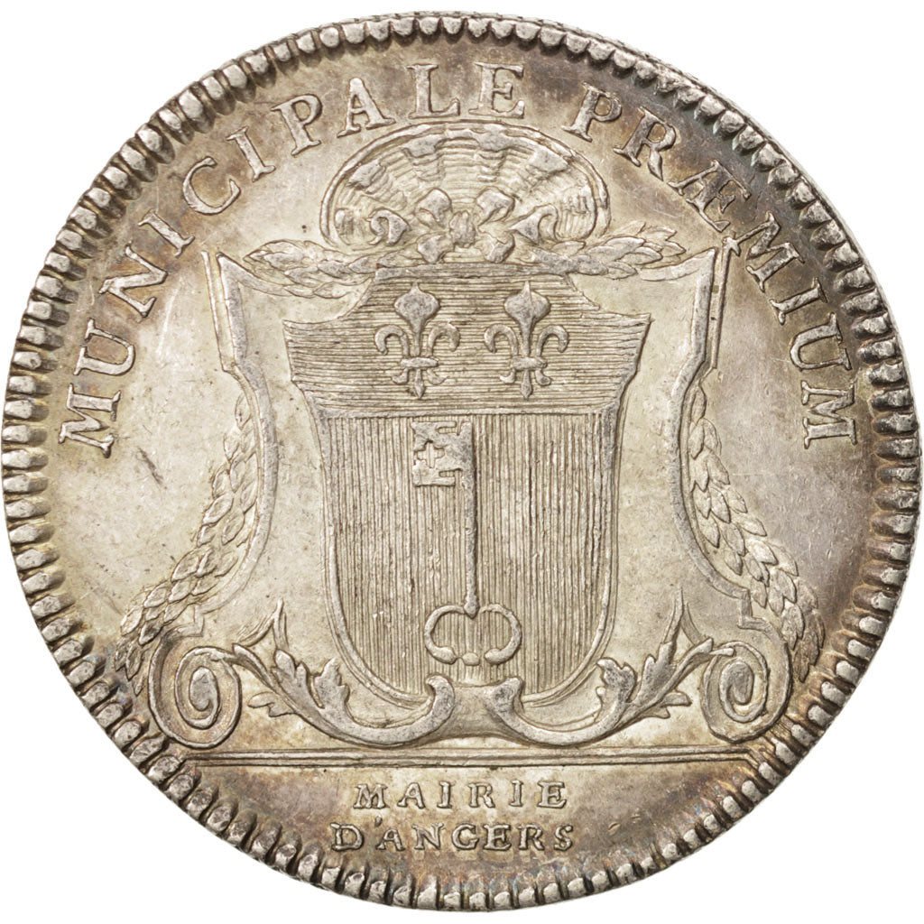 France, Token, Royal, Jacques Boullay Dumartray, maire d'Angers, 1781