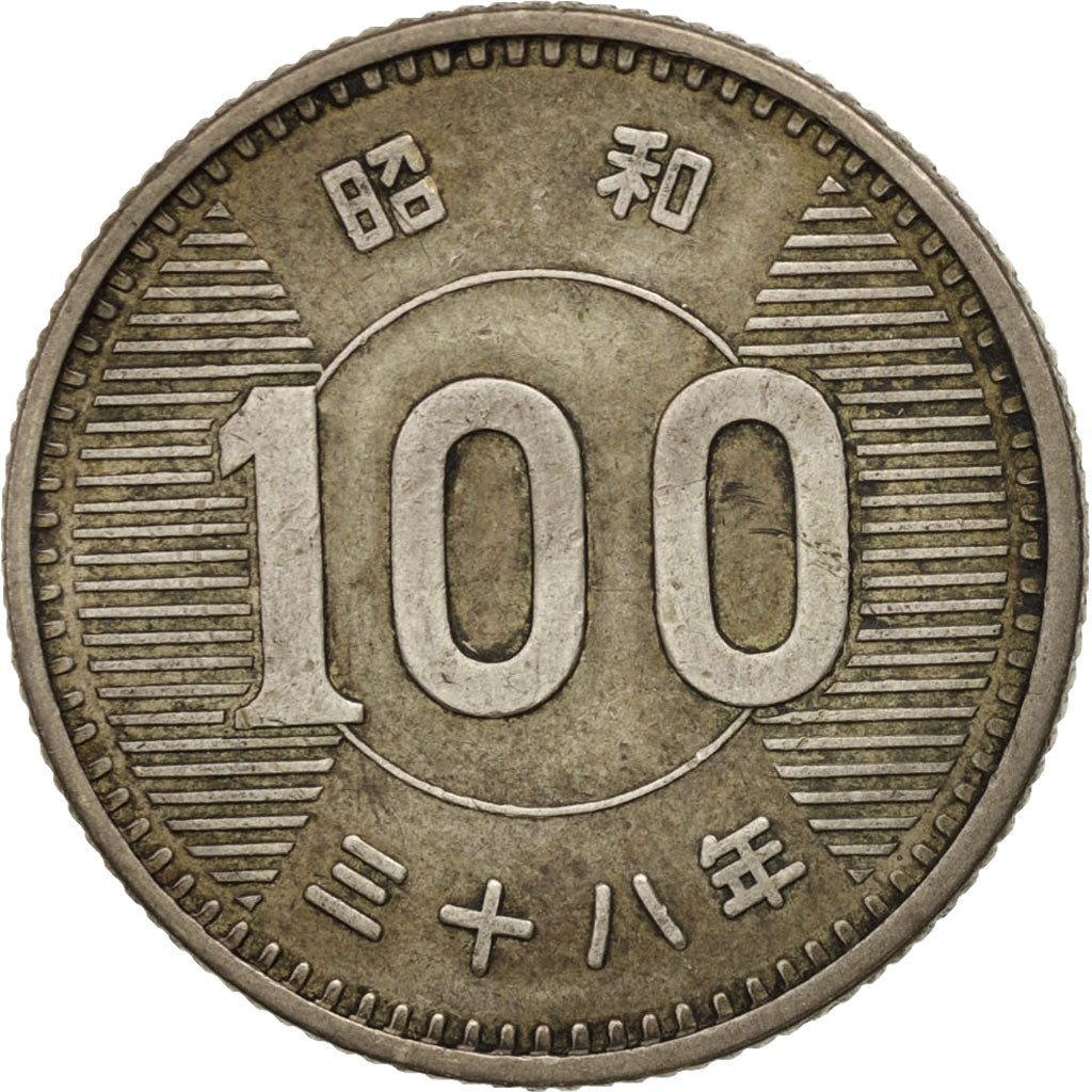 Coin, Japan, Hirohito, 100 Yen, 1963, AU(50-53), Silver, KM:78