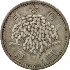 Japan, Hirohito, 100 Yen, 1959, AU(50-53), Silver, KM:78