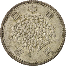 Moneta, Japonia, Hirohito, 100 Yen, 1965, AU(50-53), Srebro, KM:78