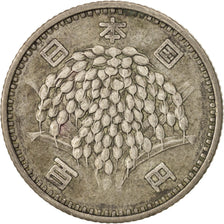 Munten, Japan, Hirohito, 100 Yen, 1960, ZF+, Zilver, KM:78