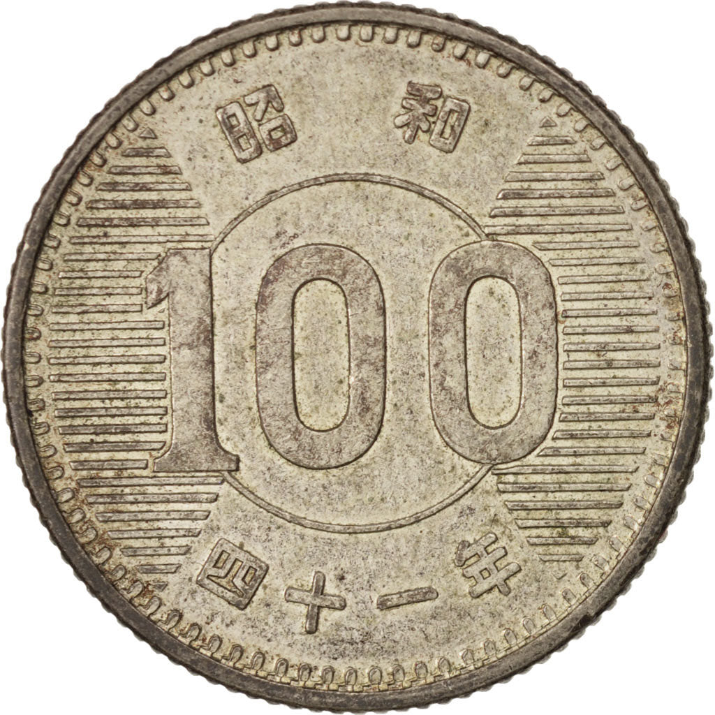 Japan, Hirohito, 100 Yen, 1966, AU(55-58), Silver, KM:78
