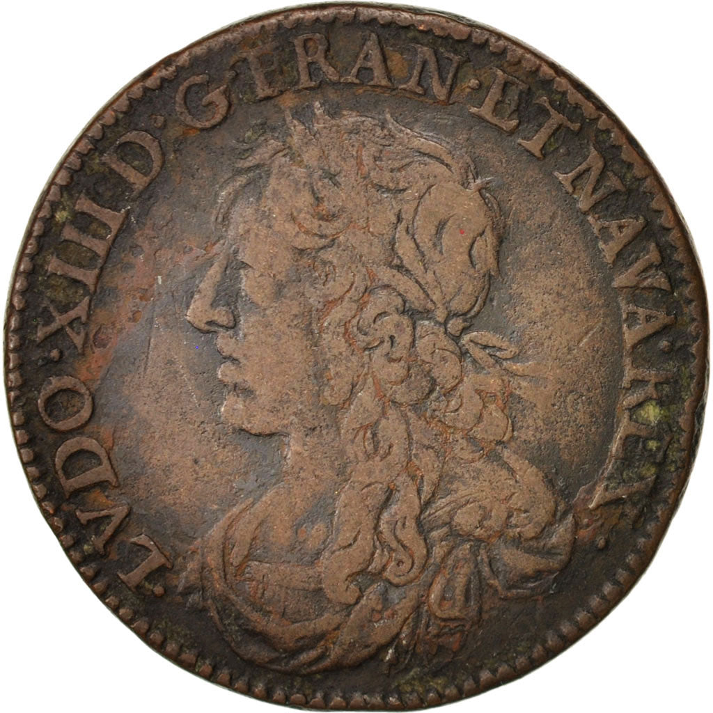 Francia, Token, Royal, Trésorerie générale des Fermes, Louis XIV, BB, Rame