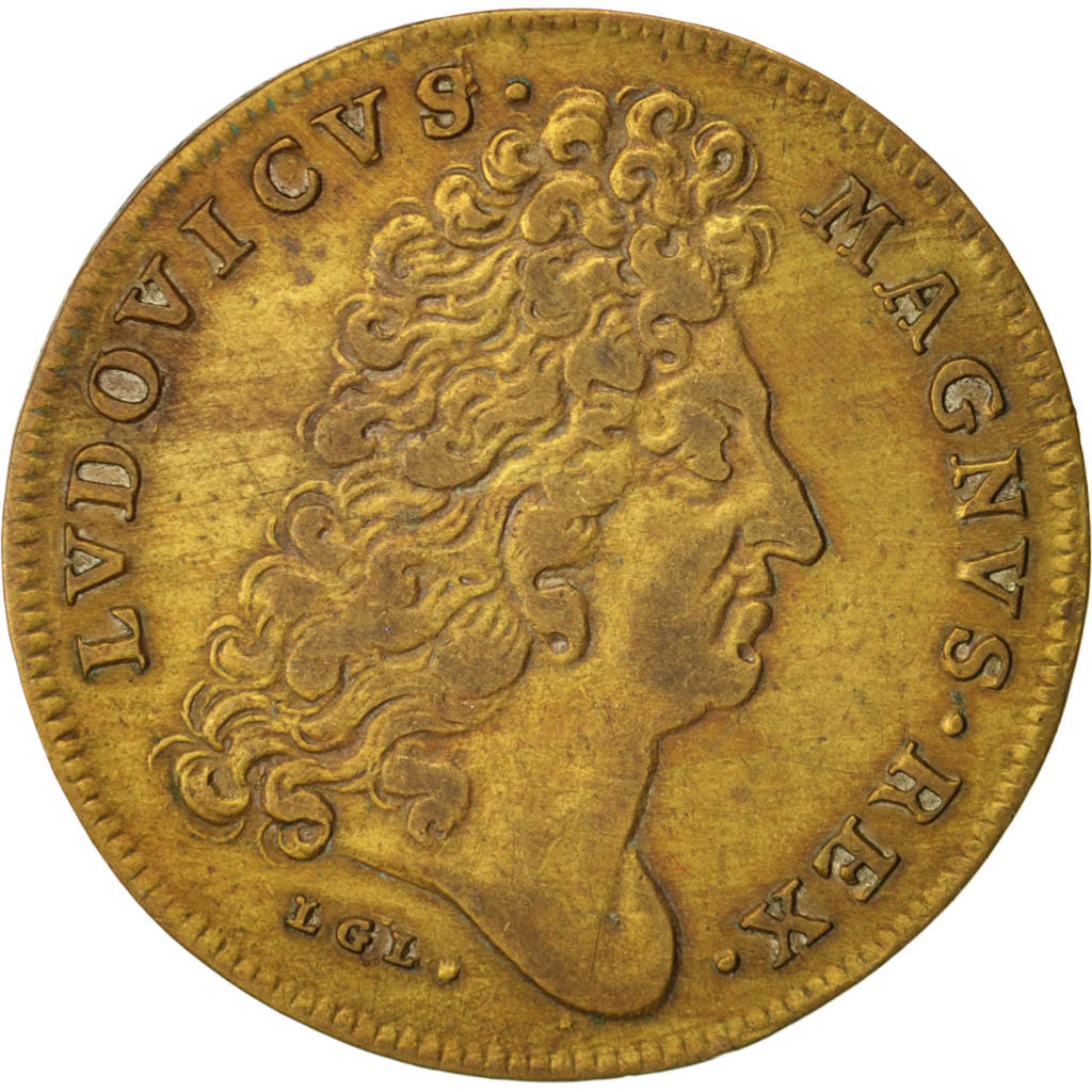 Frankreich, Medal, Parties et revenus casuels, Louis XIV, S+, Messing