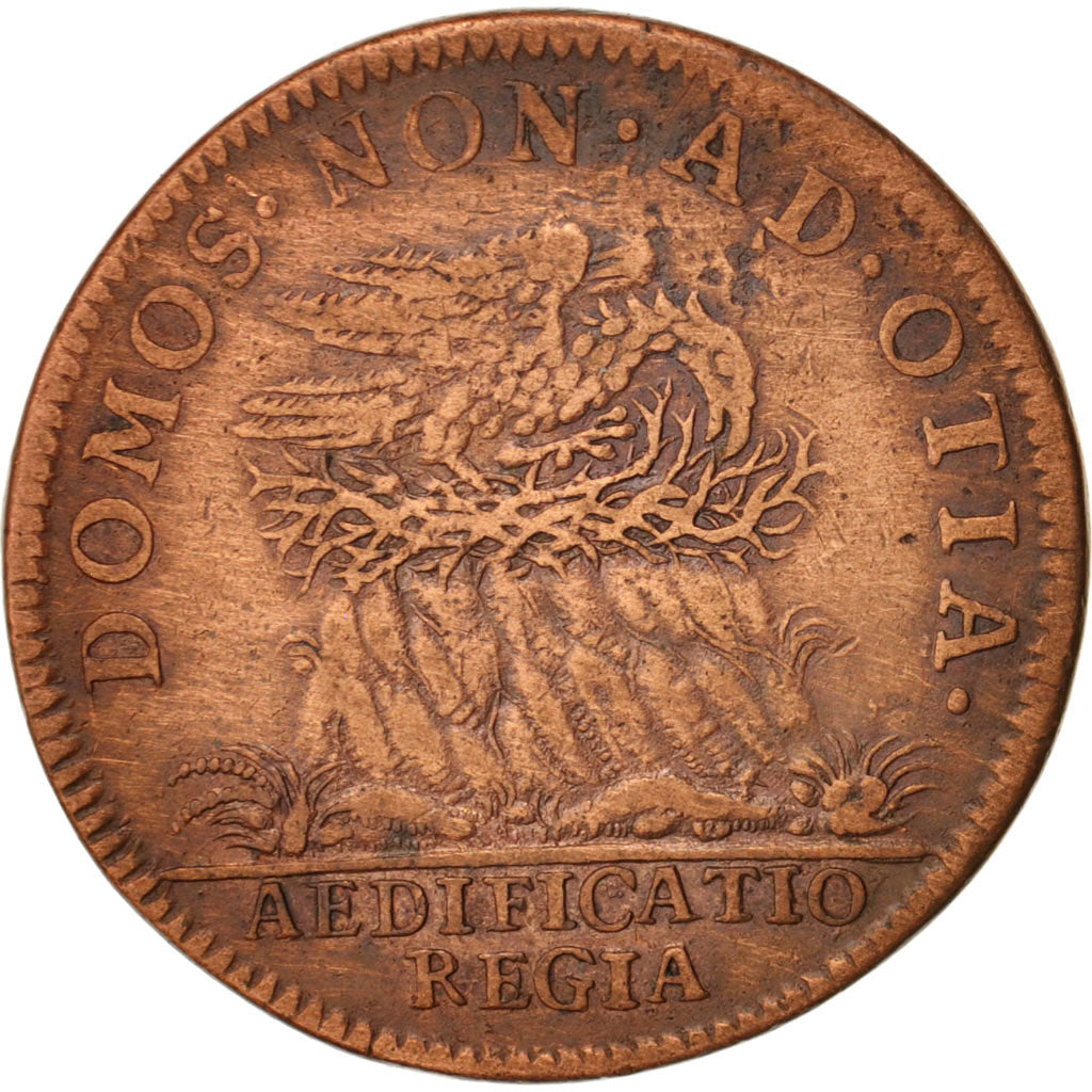 Francia, Token, Royal, Bâtiments du Roi, Louis XIV, MBC, Cobre, Feuardent:3016