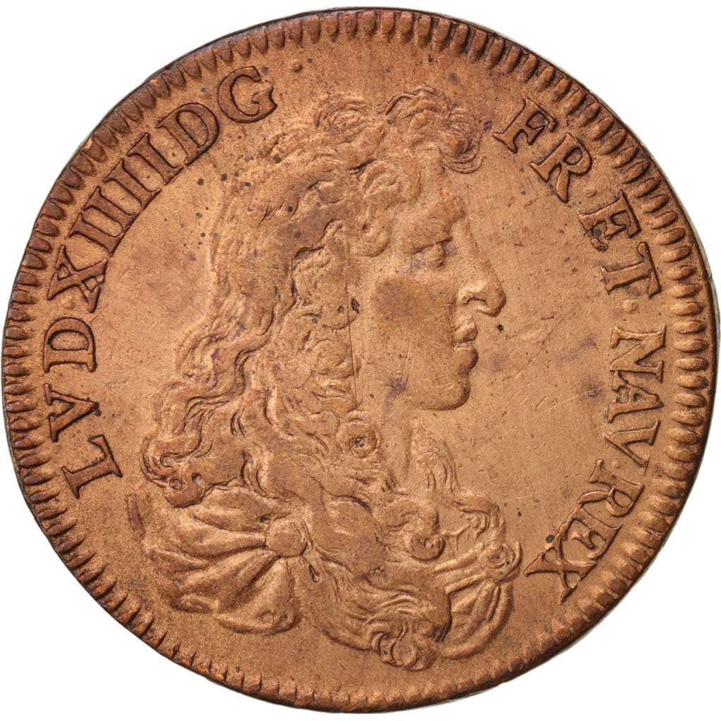 Francia, Token, Royal, Bâtiments du roi, Destruction de la colonnade du Louv...