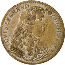 France, Token, Royal, Bâtiments du Roi, Louis XIV, EF(40-45), Brass