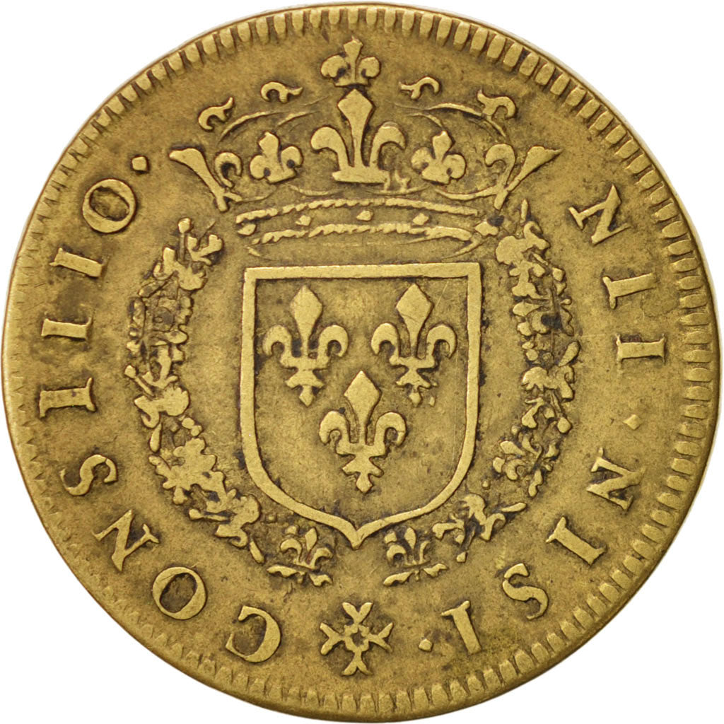France, Token, Royal, Conseil du Roi, Louis XIV, EF(40-45), Brass
