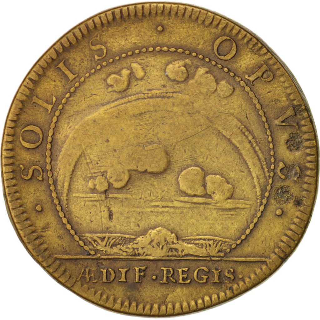 France, Token, Royal, Louis XIV, EF(40-45), Brass