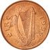 IRELAND REPUBLIC, 2 Pence, 1996, AU(50-53), Copper Plated Steel