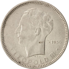 Monnaie, Belgique, 5 Francs, 5 Frank, 1936, TTB, Nickel, KM:109.1