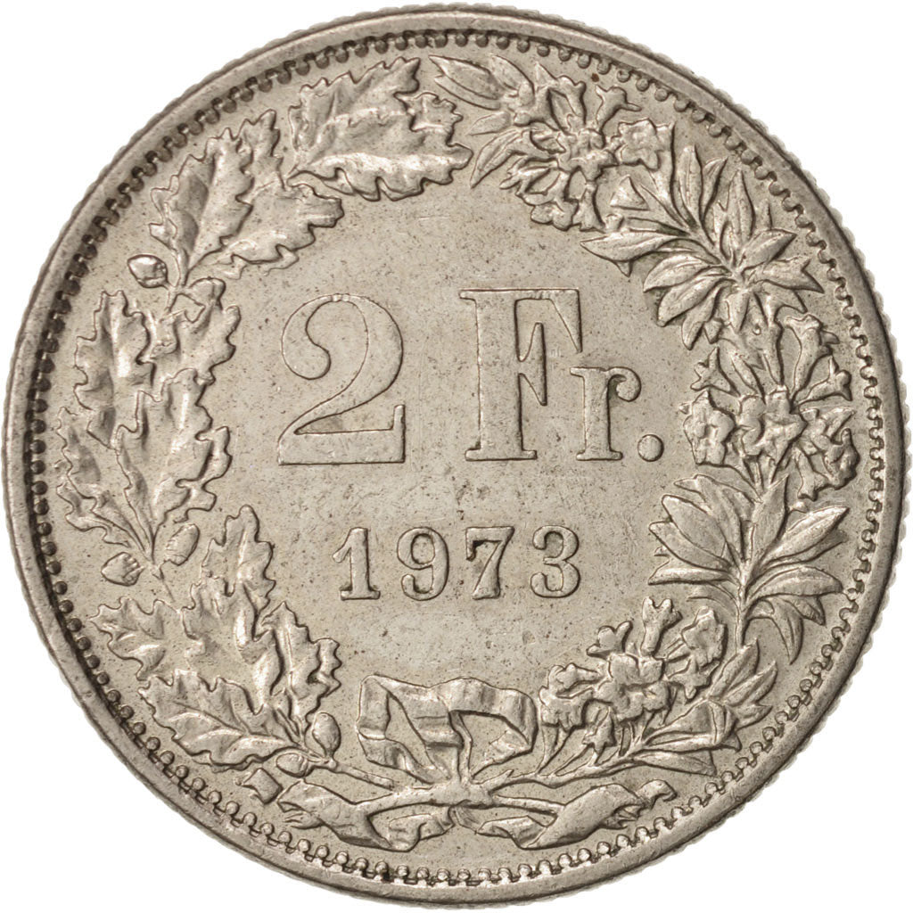Monnaie, Suisse, 2 Francs, 1973, Bern, TTB+, Copper-nickel, KM:21a.1