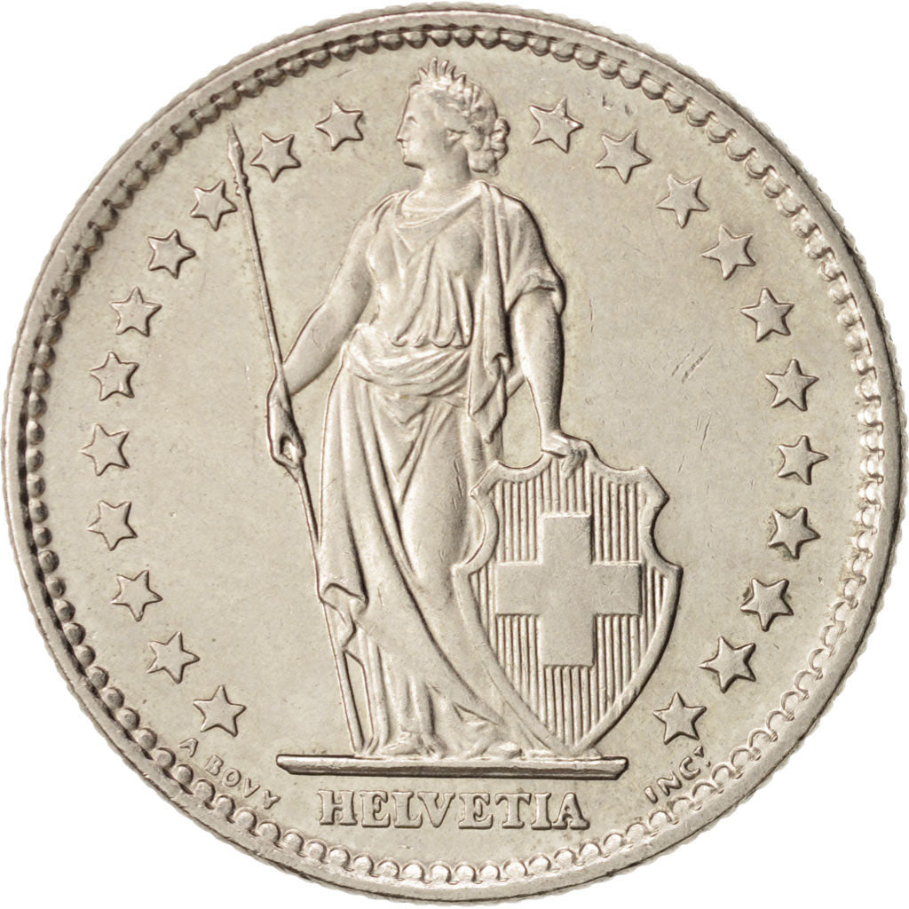 Coin, Switzerland, 2 Francs, 1978, Bern, AU(55-58), Copper-nickel, KM:21a.1