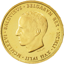 Belgio, Medal, 1976, FDC, Oro