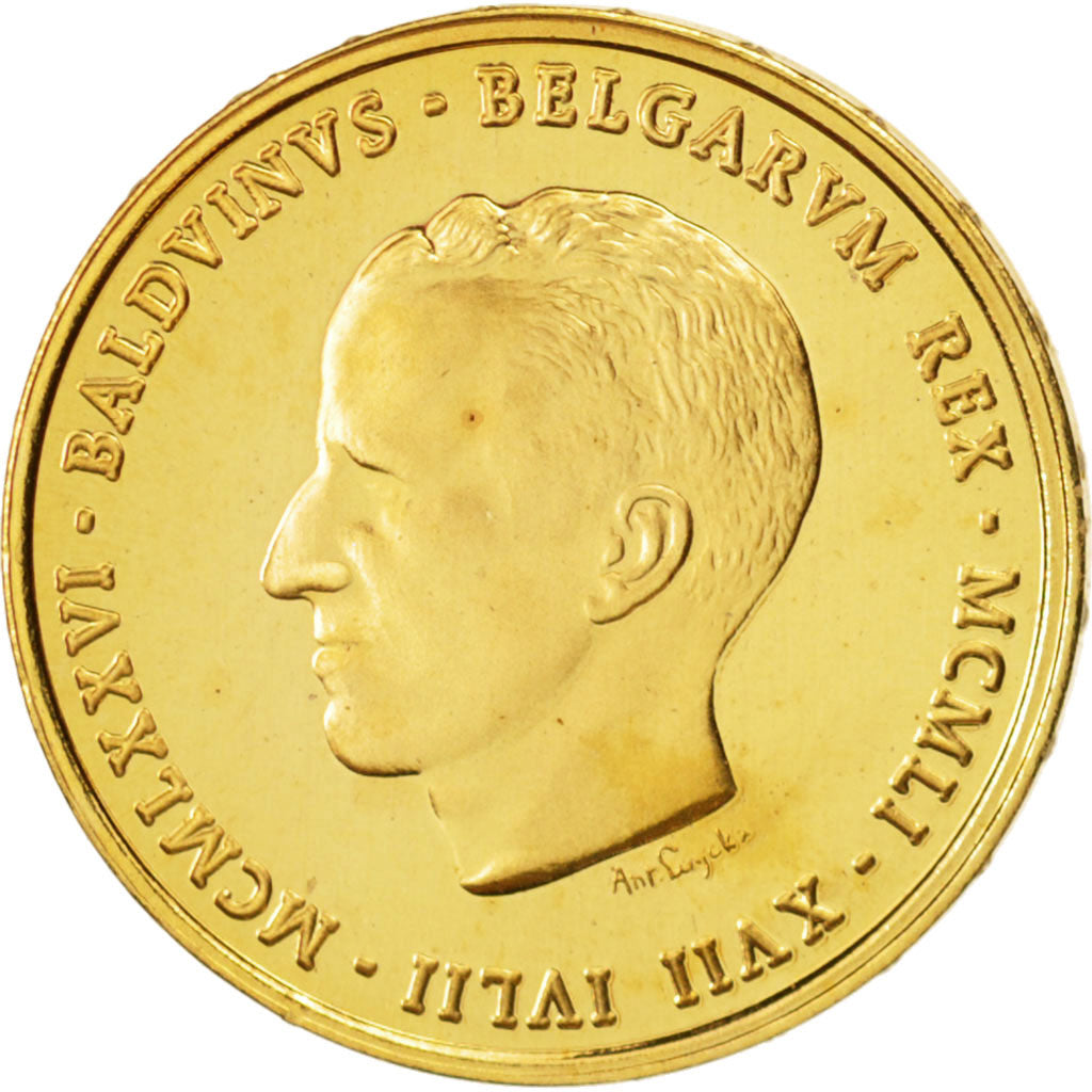 Belgium, Medal, 1976, MS(65-70), Gold