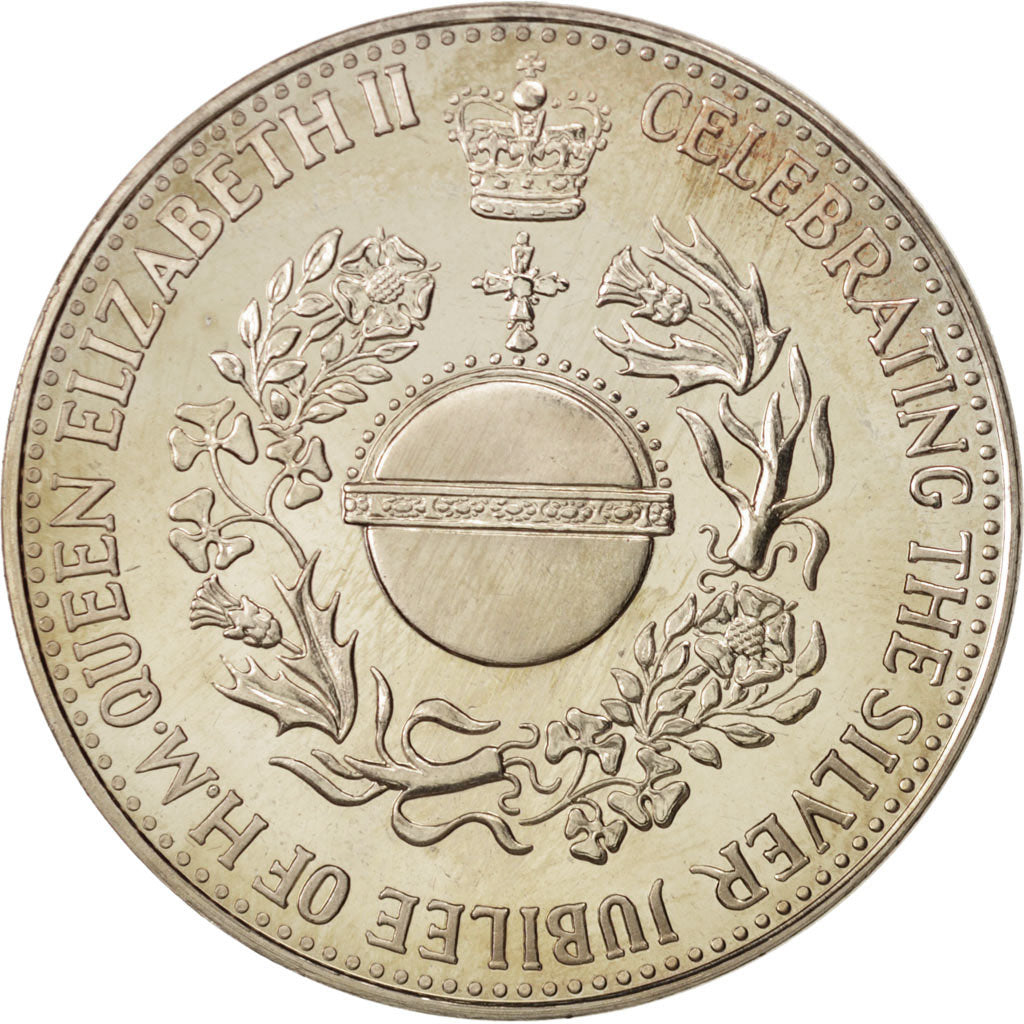Great Britain, Medal, Queen Elizabeth II, Silver Jubilee, History, 1977
