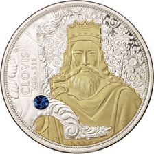 France, Medal, Les rois de France célèbres, Clovis 466-511, History, 2013