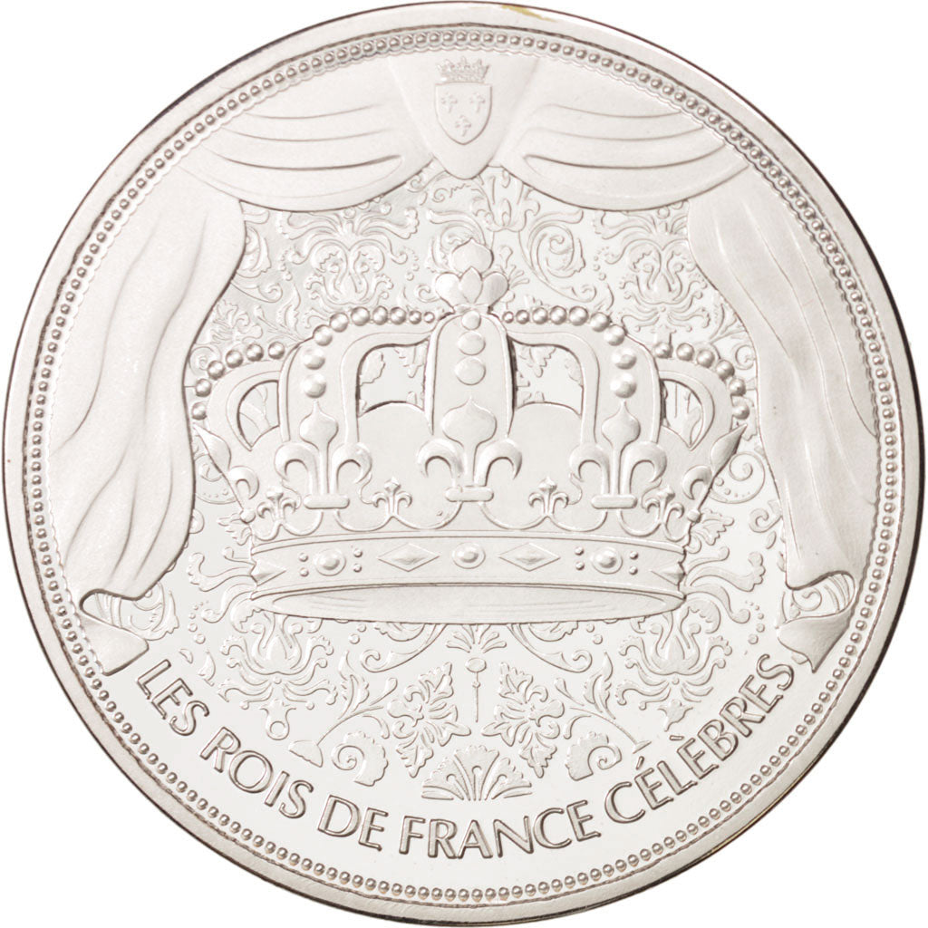 France, Medal, Les rois de France célèbres, Clovis 466-511, History, 2013