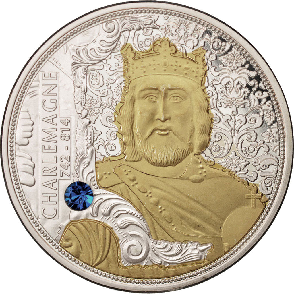 France, Medal, Les rois de France célèbres, Charlemagne 742-814, History