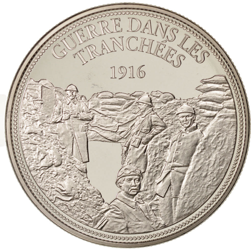 France, Medal, Guerre dans les tranchées 1916, The Fifth Republic, History