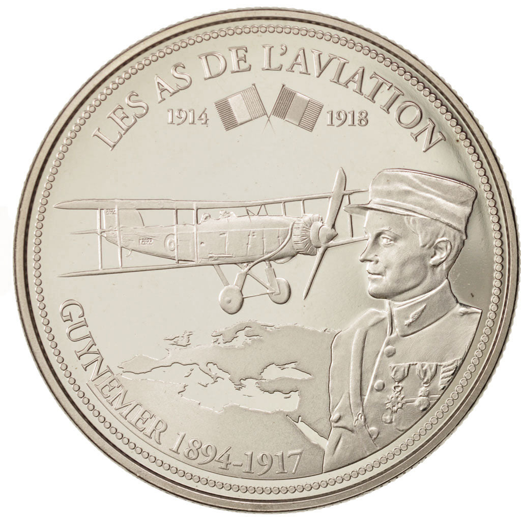 France, Medal, Les as de l'aviation, Guynemer, The Fifth Republic, History