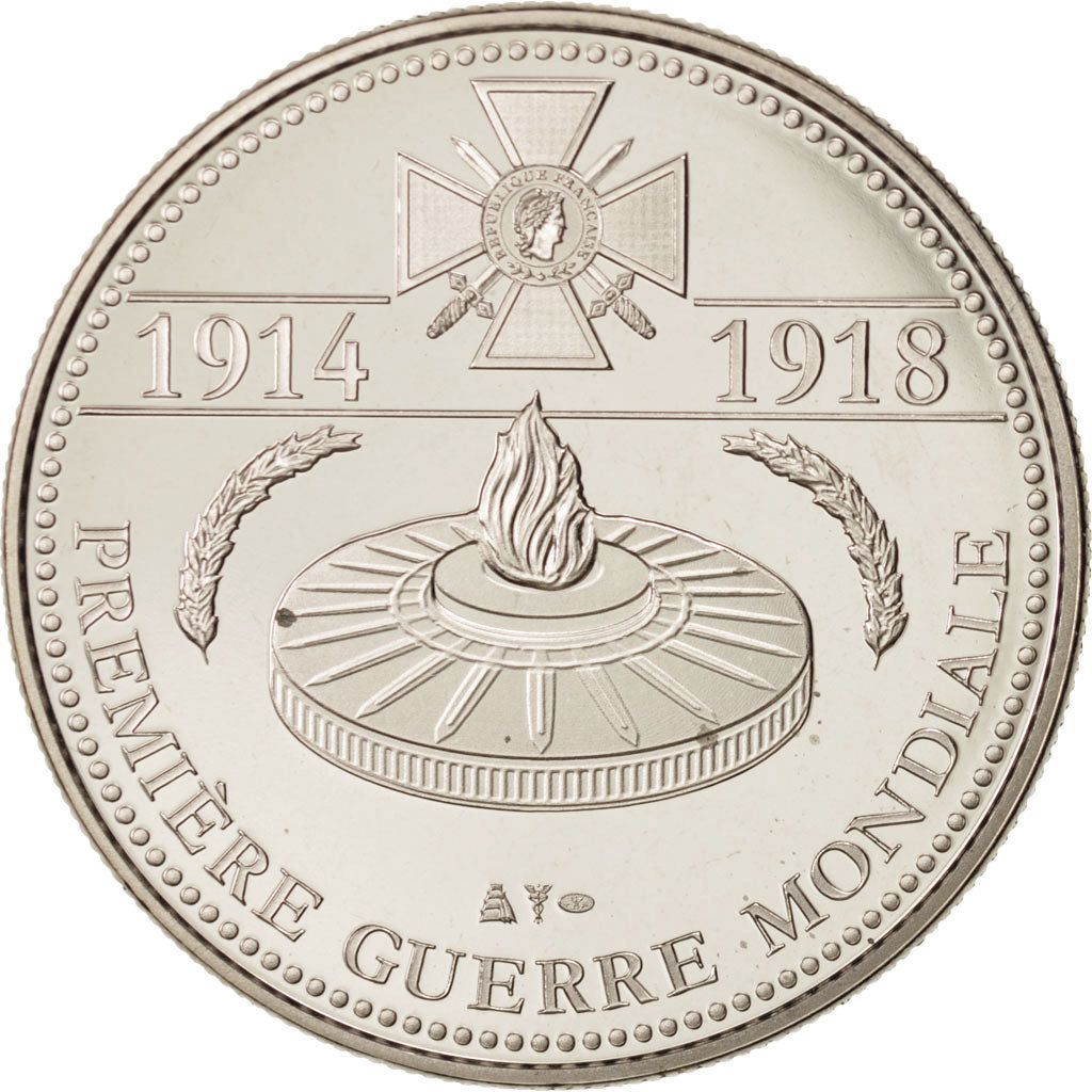 France, Medal, Taxis de la Marne, The Fifth Republic, History, MS(65-70), Nickel