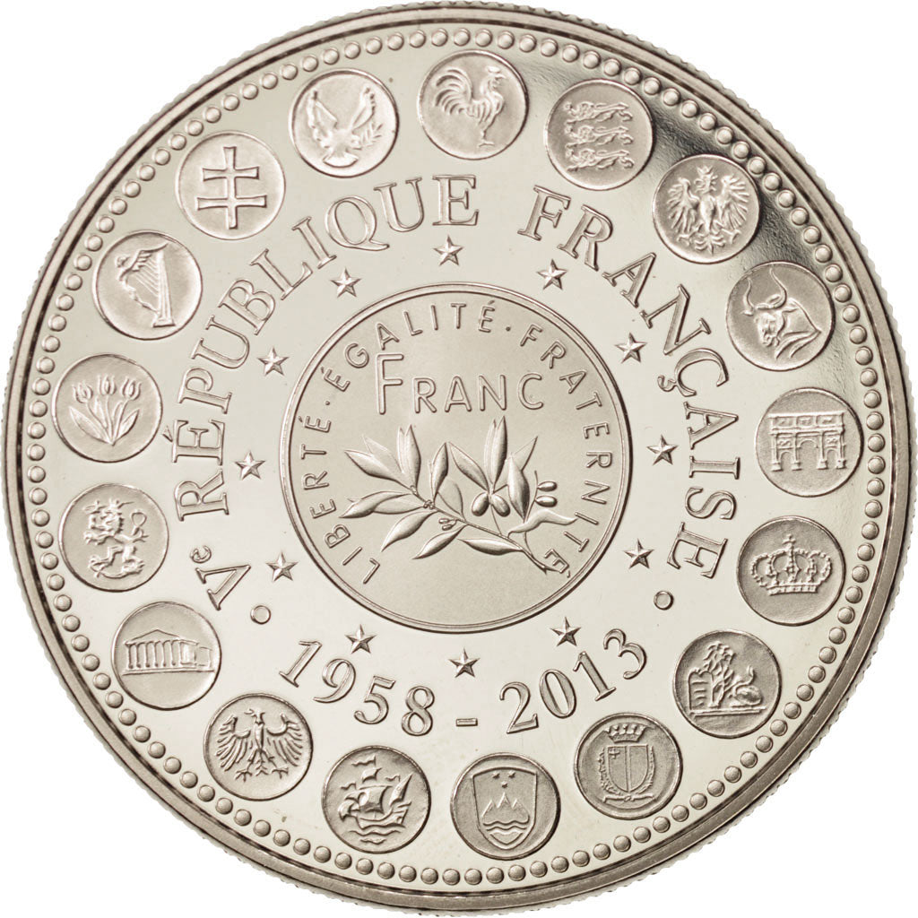 Francia, Medal, L'Europe des XXVII, Veme République, Politics, Society, War