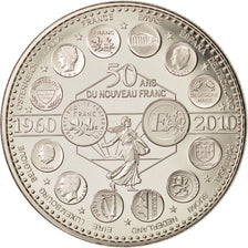 France, Medal, L'Europe des XXVII, 50 ans du nouveau Franc, Politics, Society