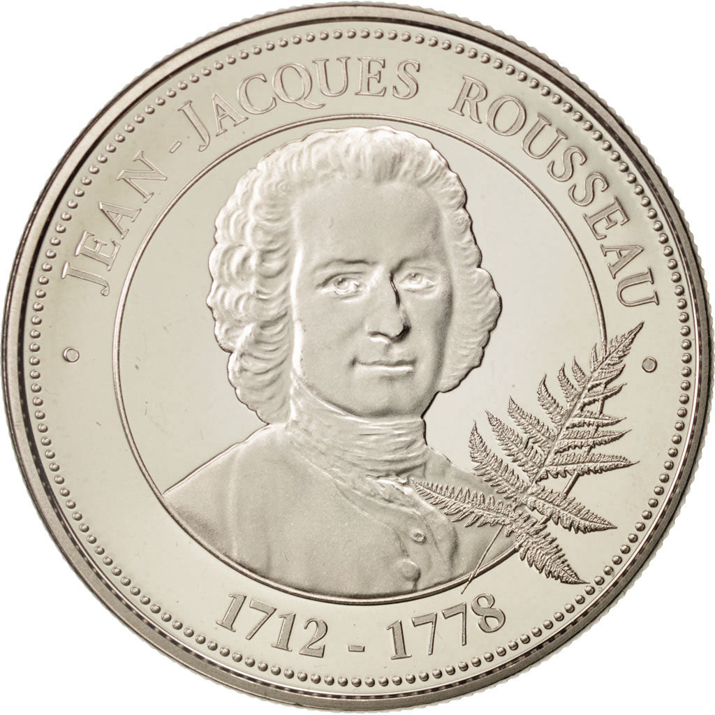 France, Medal, Collection Panthéon, Jean-Jacques Rousseau, Arts & Culture