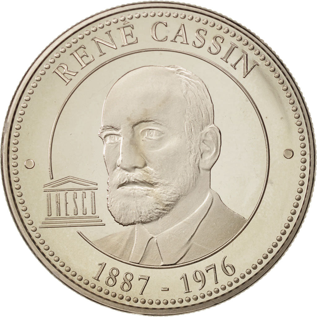 France, Medal, Collection Panthéon, René Cassin, Arts & Culture, MS(65-70)