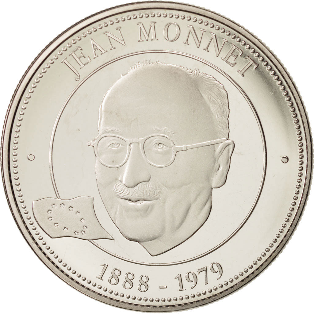France, Medal, Collection Panthéon, Jean Monnet, Arts & Culture, MS(65-70)