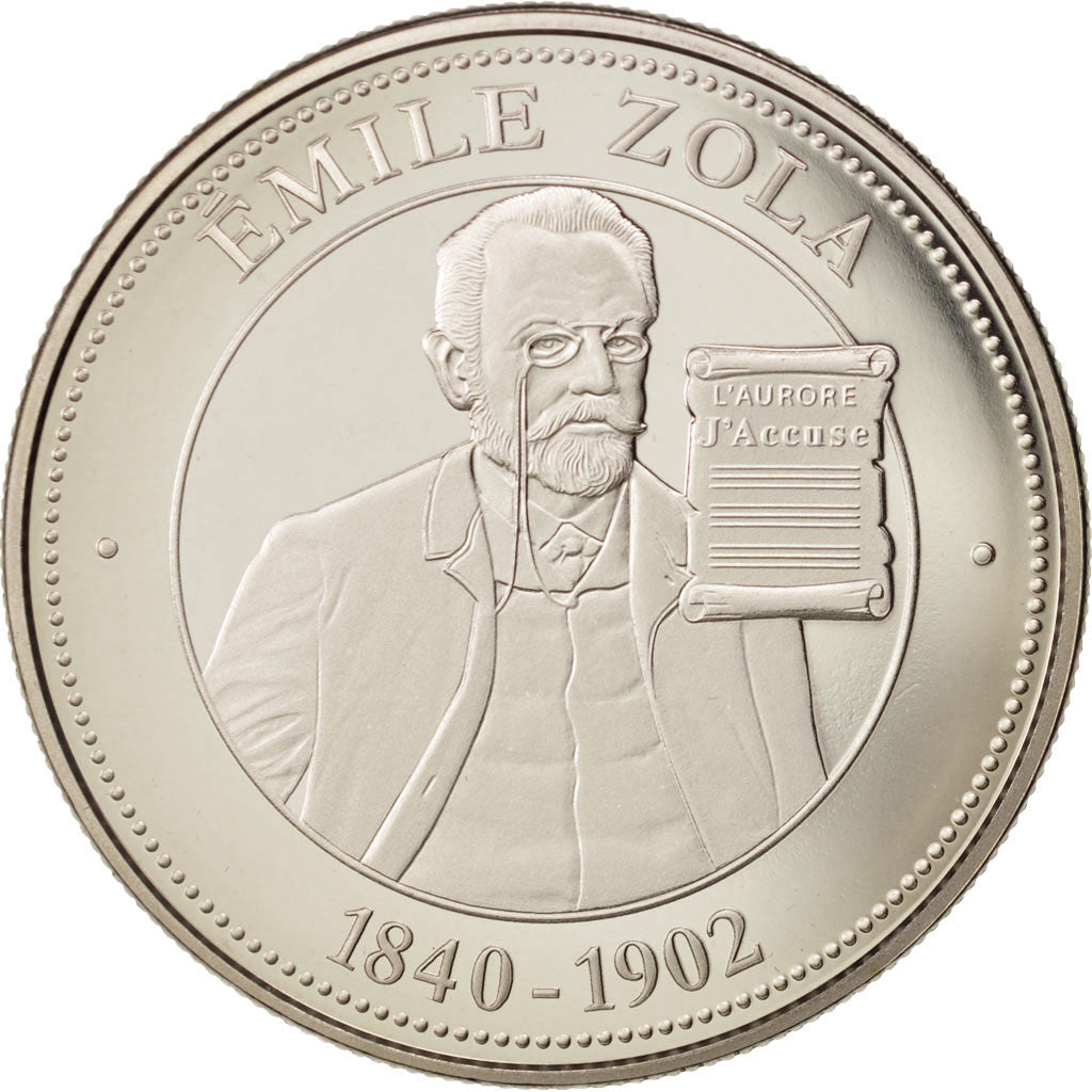 France, Medal, Collection Panthéon, Émile Zola, Arts & Culture, MS(65-70)