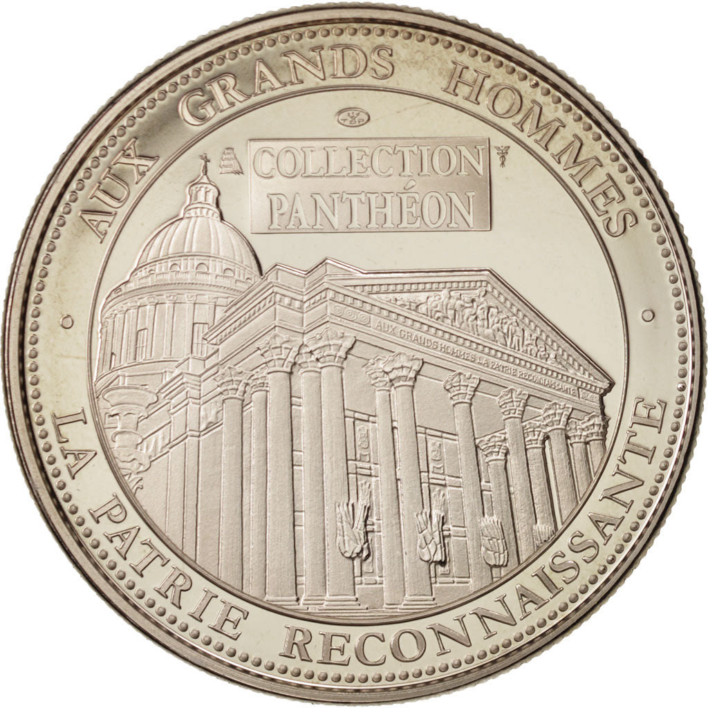Francia, Medal, Collection Panthéon, Gaspard Monge, Arts & Culture, FDC, Nichel
