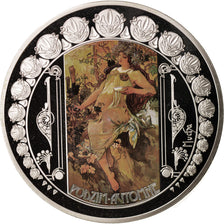 France, Medal, Mucha, Les quatre saisons, Automne, Arts & Culture, 2014, FDC