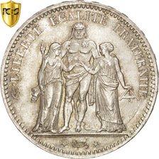 France, Hercule, 5 Francs, 1877, Paris, KM:820.1, PCGS MS65