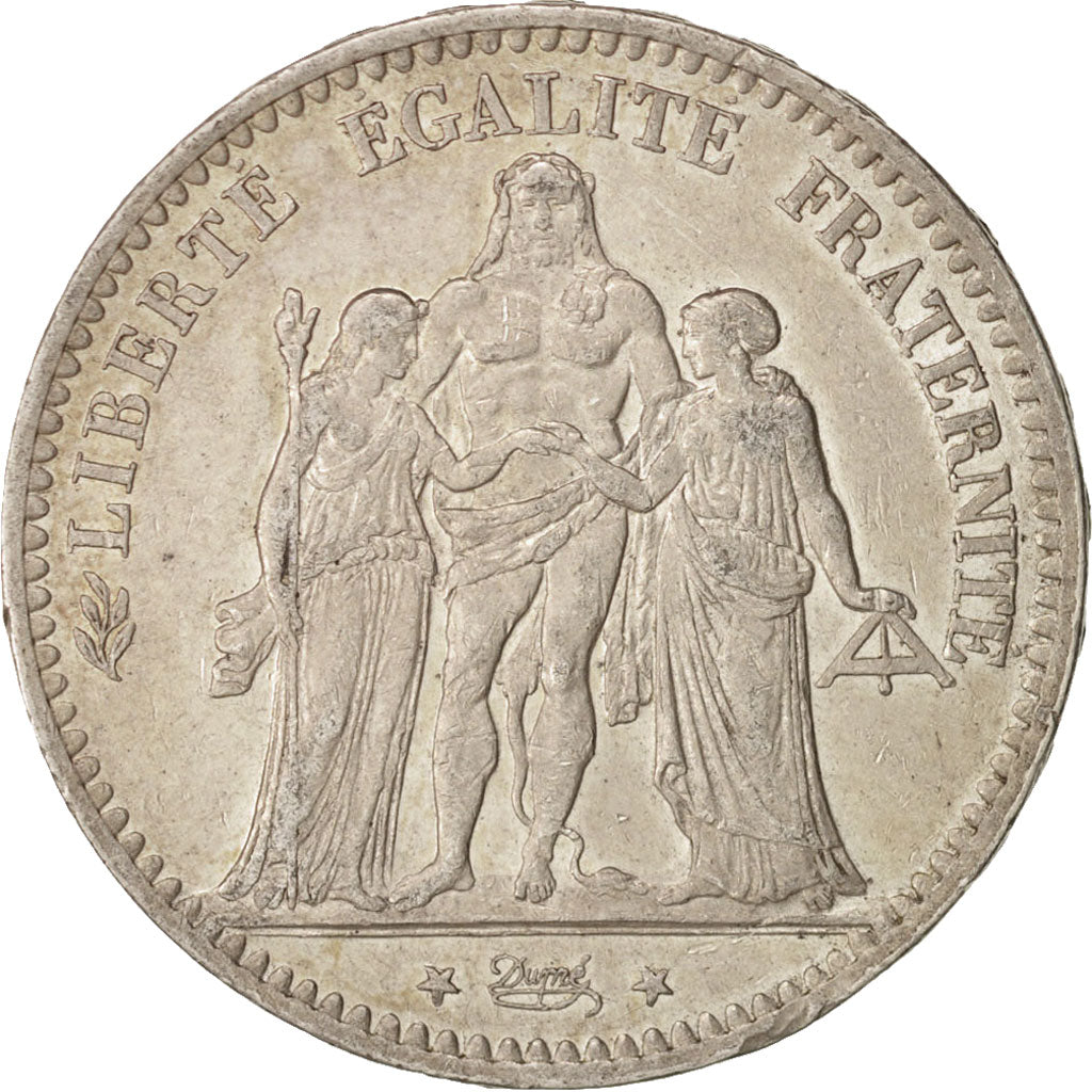 Münze, Frankreich, Hercule, 5 Francs, 1877, Paris, SS+, Silber, KM:820.1