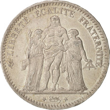 Monnaie, France, Hercule, 5 Francs, 1877, Paris, TTB+, Argent, KM:820.1