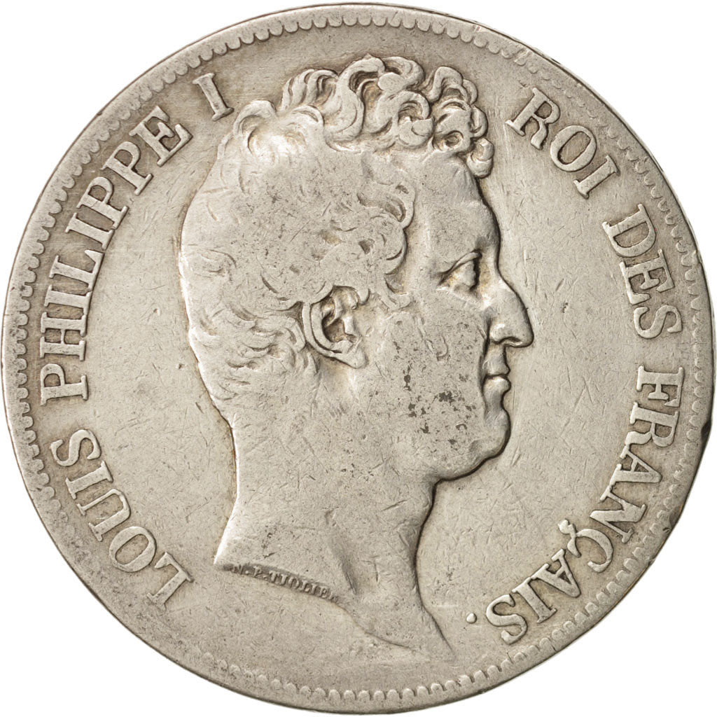 France, Louis-Philippe, 5 Francs, 1831, Nantes, VF(20-25), Silver, KM:735.12