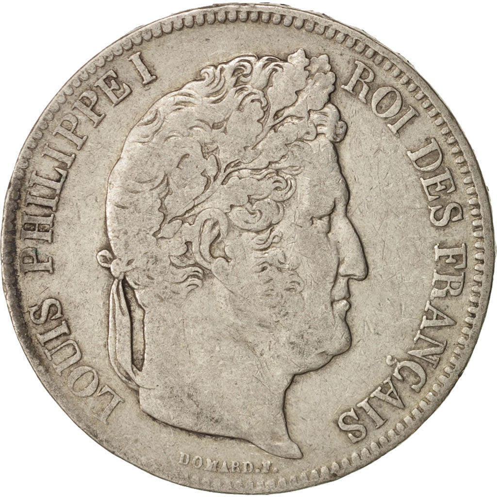 FRANCE, Louis-Philippe, 5 Francs, 1832, Limoges, VF(20-25), Silver, KM:749.6